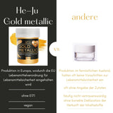 He-Ju Colorante alimentario líquido dorado metálico 25 ml, purpurina comestible para bebidas y alimentos (oro metálico, 25 ml)