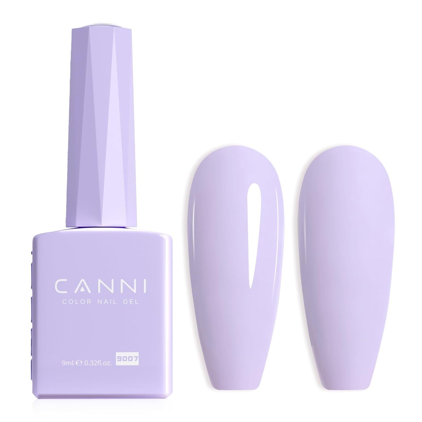 CANNI esmalte de uñas en gel, semipermanente, morado oscuro, esmalte de uñas, gel UV, remojo, manicura