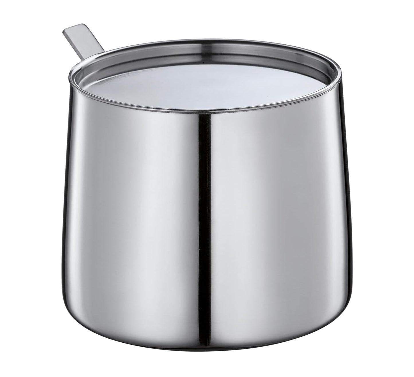 Cilio DELIZIA Diente y Taza de Leche | Juego de café | Taza y recipiente de leche de acero inoxidable | Apilable | Con Cuchara | Porciones 250 ml Leche y 220 g Azúcar