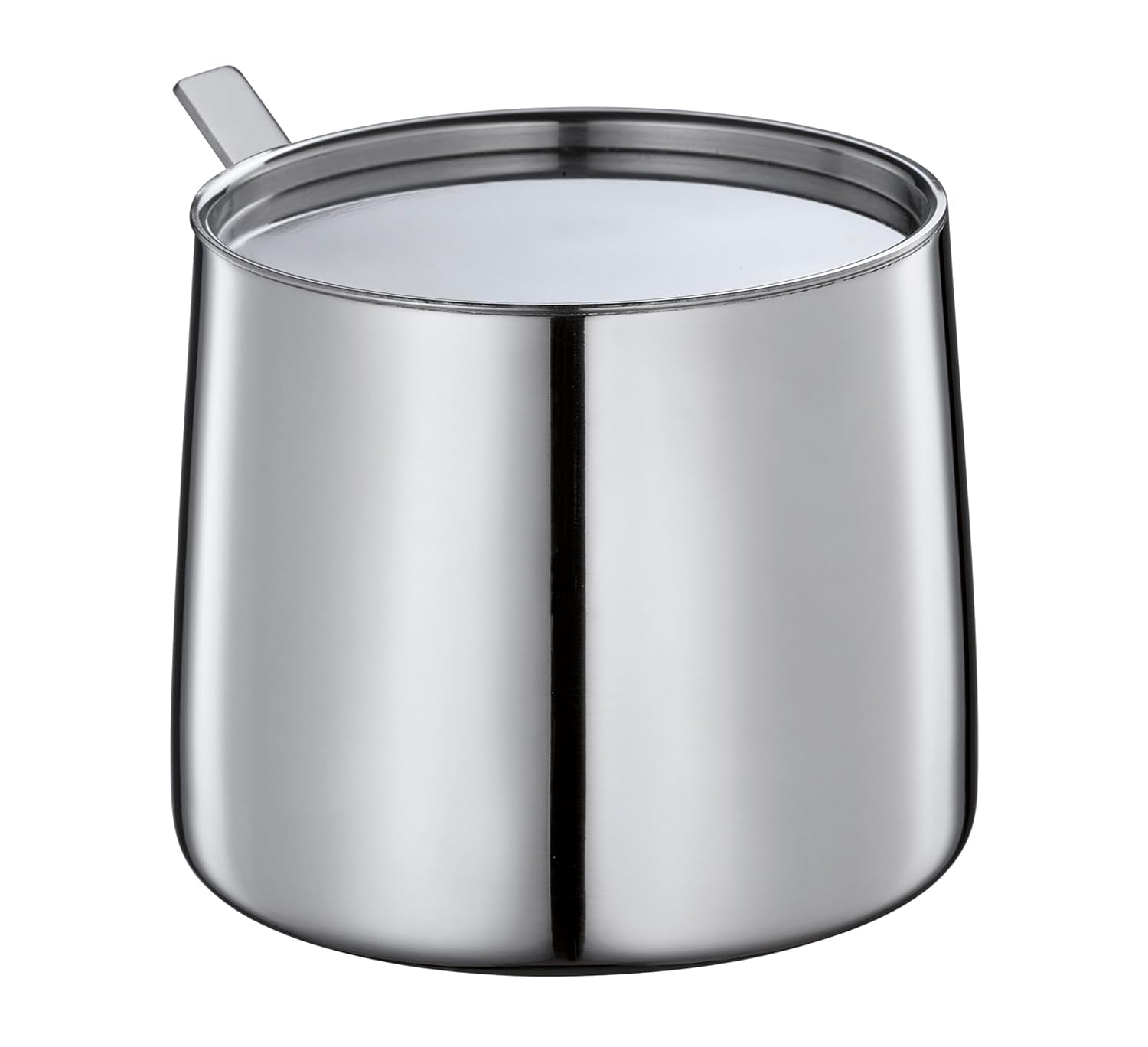 Cilio DELIZIA Diente y Taza de Leche | Juego de café | Taza y recipiente de leche de acero inoxidable | Apilable | Con Cuchara | Porciones 250 ml Leche y 220 g Azúcar