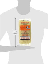 Fideos de arroz - tailandeses, fideos de cinta de arroz de 3 mm de ancho, hechos con harina de arroz - 17 x 400 g