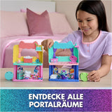 DREAMWORKS LA CASA DE MUÑECAS DE GABBY: LA PELÍCULA - Portal Room La cocina espolvoreada con azúcar de Kuchi con figura y accesorios, para mayores de 3 años