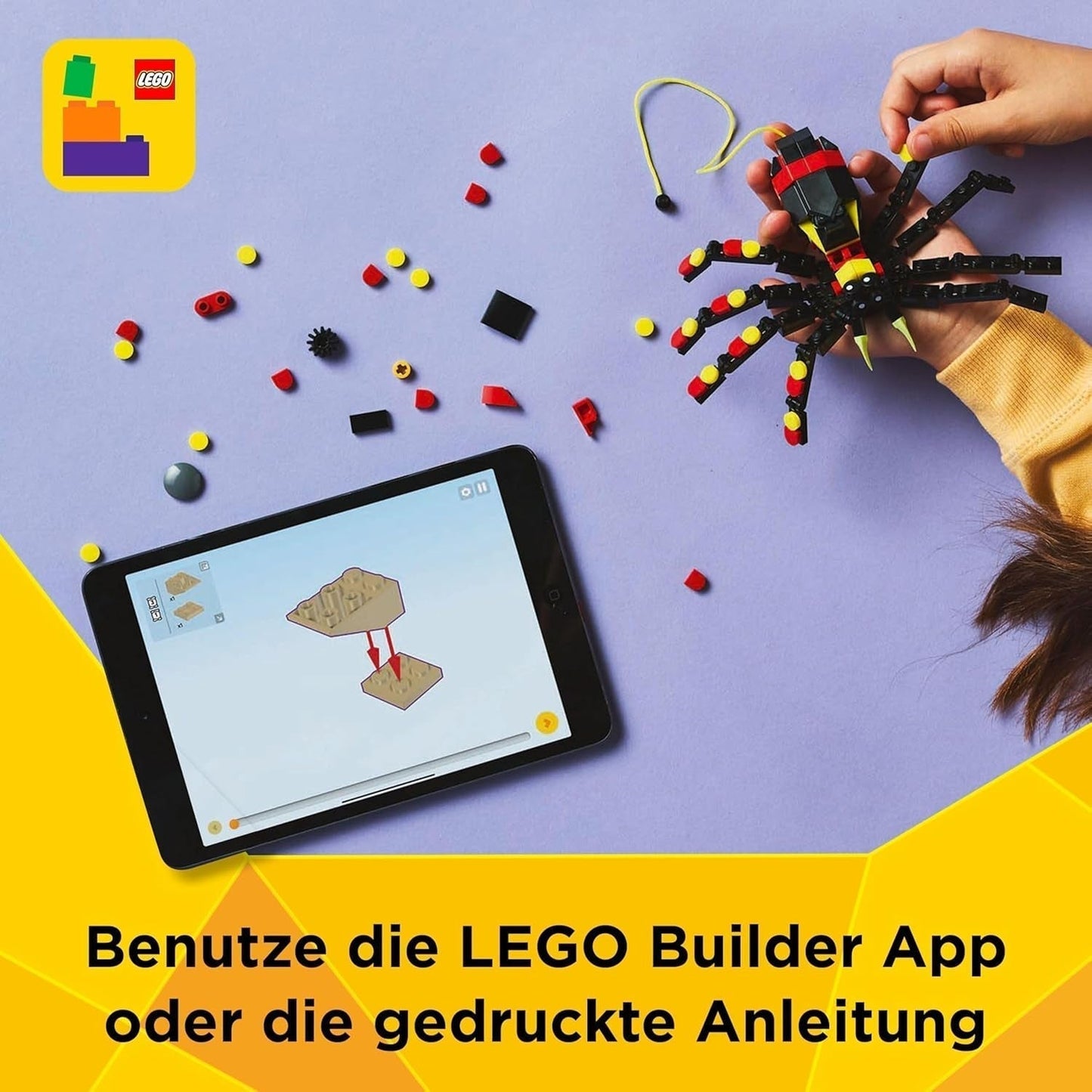 LEGO Creator 3In1 Animales salvajes: Araña sorpresa - juguete para reconstruir en figura de escorpión o serpiente - set de construcción con 3 modelos - regalo para niños y niñas a partir de 7 años 31159 Juegos de construcción Besuche den LEGO-Store