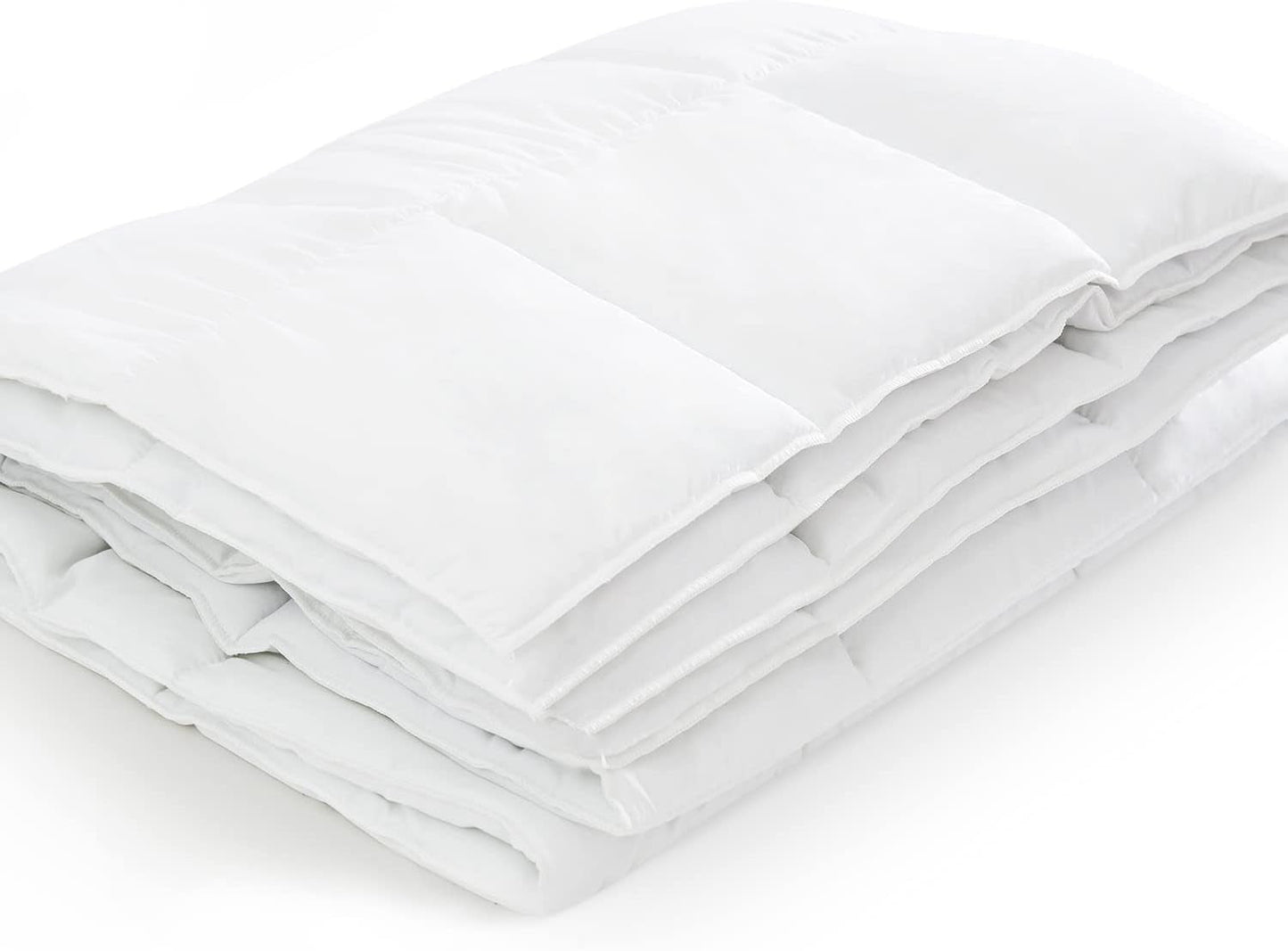 Edredón 135X200 Cm Edredón para todas las estaciones Oekotex 100 microfibra lavable Edredón blanco Edredones y edredones Naty Shop