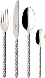 Villeroy And Boch - Cubertería Montauk, varios tamaños, acero inoxidable Cocina Naty Shop 24 piezas