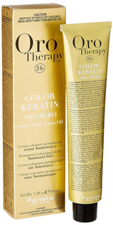 Fanola Oro Therapy Color Keratin 5.0 100ml Tinte para el cabello Naty Shop 7.4 Rubio medio cobrizo