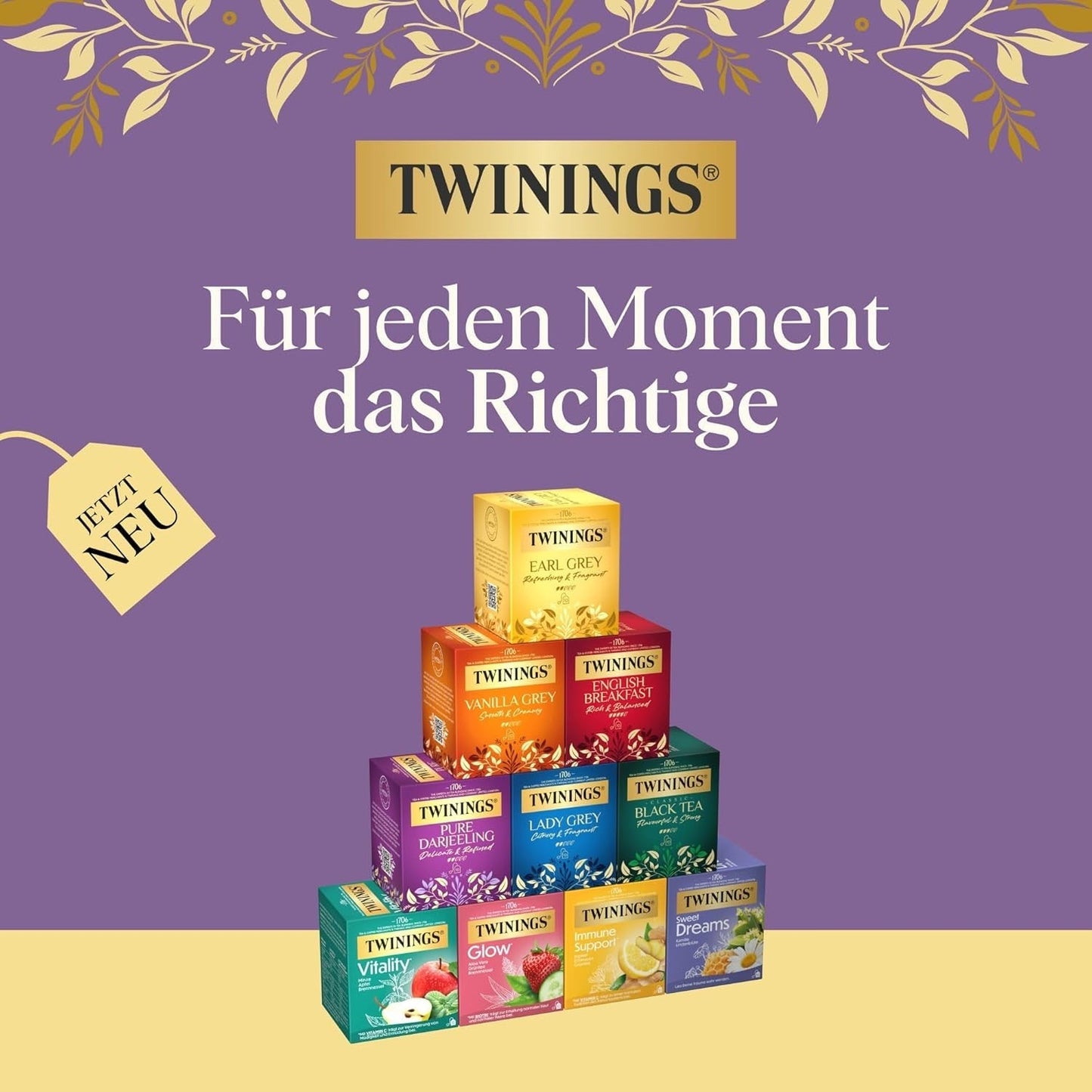 Twinings SWEET DREAMS Té de manzanilla con miel, naranja y flor de lima - Mezcla dulce de tés de hierbas para mejorar el sueño natural, paquete de 12 (10 bolsitas de té cada una)