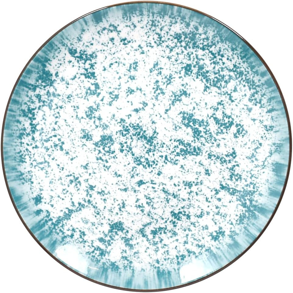 Kalos, vajilla para 6 personas, 18 piezas, porcelana, azul claro