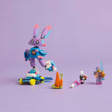 LEGO Dreamzzz Izzie y Bunchurro, el conejito de los videojuegos, juguete para niños mayores de 7 años, juego 2 en 1 con minifigura de héroe y Cyberling para una experiencia de juego imaginativa 71490 Juegos de construcción Besuche den LEGO-Store