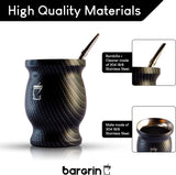 Juego de Té Mate - Taza Mate - Juego de Mate y Bombilla - Tazas de Té - Taza Mate Diseño Doble Pared - Juego de Tazas Yerba Mate