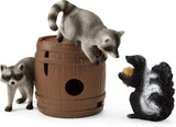 Schleich 42532 Diversión alrededor de la nuez, A partir de 3 años, WILD LIFE - Set de juego, 6 piezas Figuras de acción Naty Shop Ffp