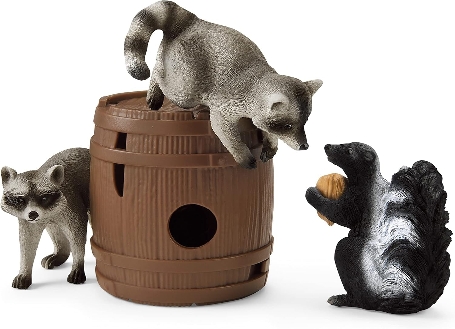 Schleich 42532 Diversión alrededor de la nuez, A partir de 3 años, WILD LIFE - Set de juego, 6 piezas Figuras de acción Naty Shop Ffp