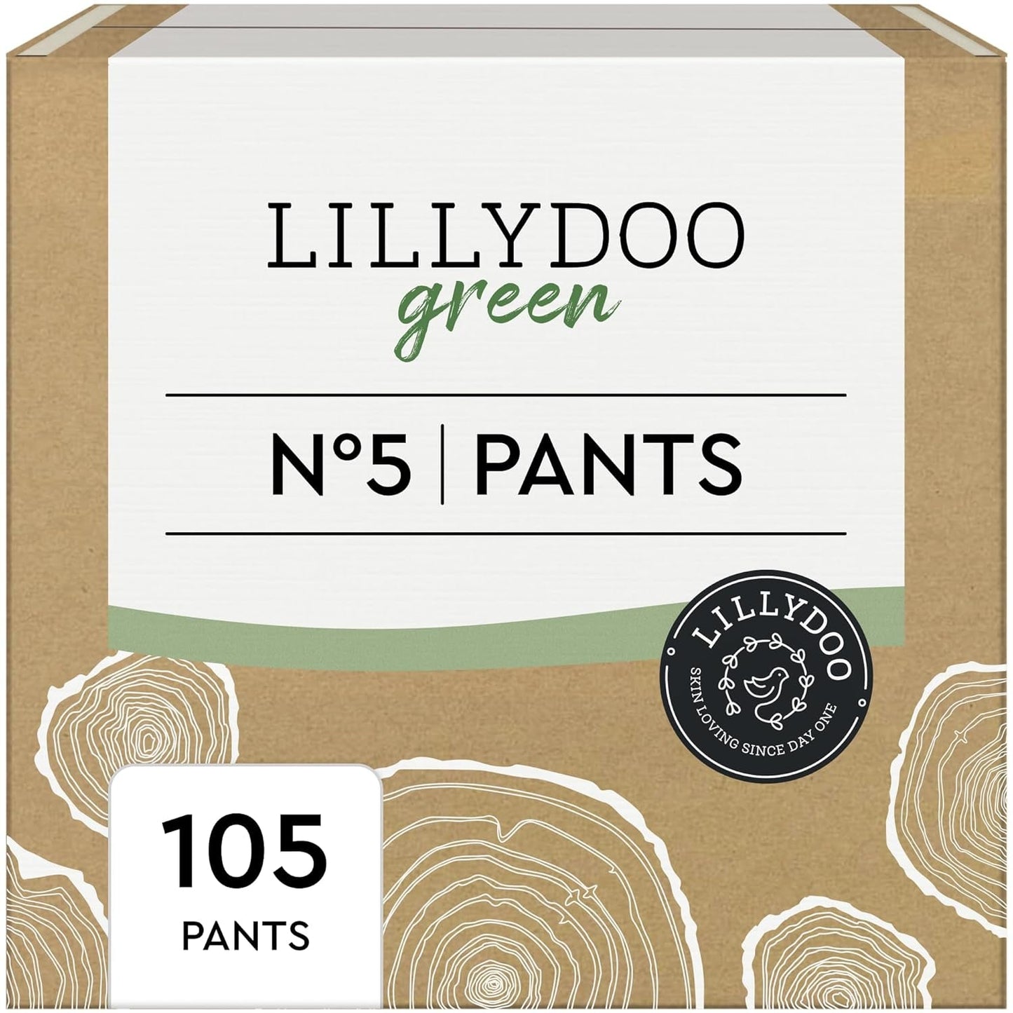 LILLYDOO Pantalón Eco Talla 7 (17+ kg) Caja Mensual (85 Piezas)