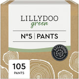 LILLYDOO Pantalón Eco Talla 7 (17+ kg) Caja Mensual (85 Piezas)