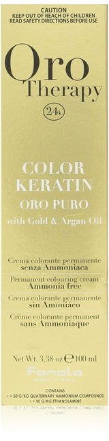 Fanola Oro Therapy Color Keratina 5.0 100ml Tinte Naty Shop 10.13 Rubio Platino Beige Extra