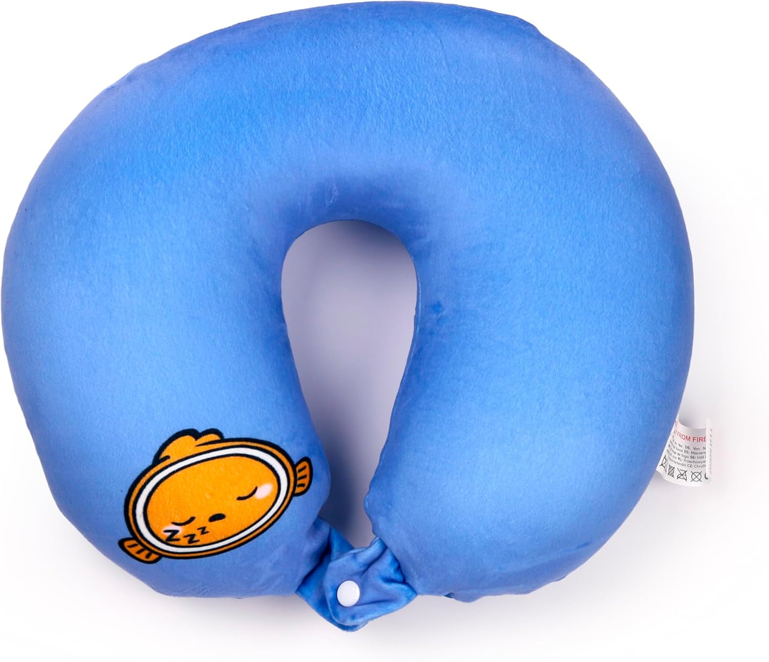 Puckator Swapseazzz Adoramals pez payaso del océano Almohada de viaje y peluche 2 en 1 Almohadas de viaje Naty Shop