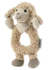 Flocke Sheep Sterntaler Catch Toy - juguete de actividad motora para sonajero, tocar y jugar - peluche para bebés y niños con el cascabel como fiel amigo - juguete para bebé de tela suave color arena Baby Toys Naty Shop