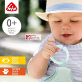 Fehn 10 set de anillas de fijación - ganchos de fijación para silla de coche, parque y cuna de bebé - anillas de fijación de cadena para cochecito para casa y de viaje - anillas en C para bebés y niños pequeños a partir de 0 meses Juguetes Bebe Naty Shop