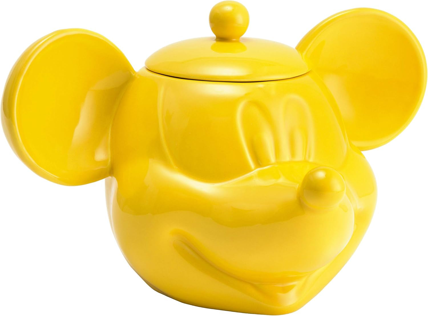 Joy Toy 62129 Tarro de galletas 3D Disney Mickey Mouse amarillo 25X17X20 Cm Cajas de almacenamiento de alimentos Naty Shop Título predeterminado
