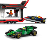 LEGO City F1 Transporter with RB20 & AMR24 F1 Racing Cars - Toy Car Transporter for Red Bull & Aston Martin Formula 1 Teams - Incl. 5 minifiguras: regalo para niños y niñas a partir de 8 años 60445 Juegos de construcción Besuche den LEGO-Store