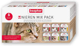 BEAPHAR – Paquete Mixto de Dieta Renal – Alimento completo para gatos con insuficiencia renal crónica – Para apoyar la función renal – 6 x 100 g