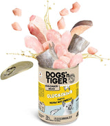 Dogs'n Tiger Schlemmermenü Glückskind, Nassfutter für Kätzchen, saftiges Hun und Forelle - ohne Getreide, Zuckerzusatz, künstliche Konservierungsstoffe, optima Verträglichkeit, 12x 200g