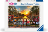 Ravensburger Puzzle 12000662 Bicicletas en Ámsterdam de 1000 piezas - Puzzle colorido para adultos y niños en la calidad probada de Ravensburger Puzzle Naty Shop