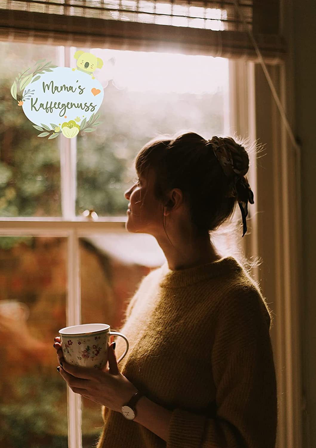Mama's Coffee Pleasure®binky - Granos de espresso descafeinado Cremoso - descafeinado natural con CO² - ligeramente tostado en tambor en Italia - ideal durante y después del embarazo