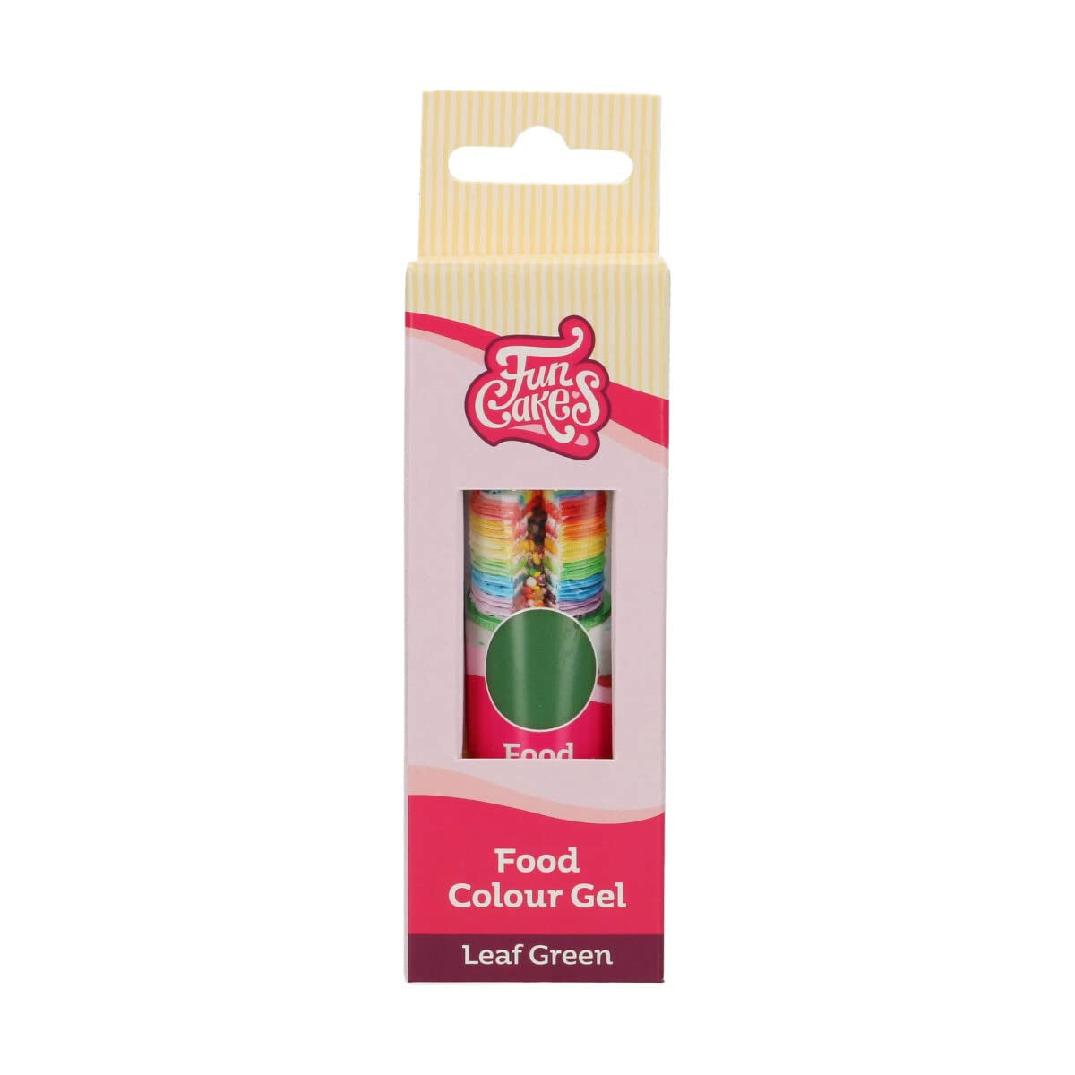 Colorante alimentario Funcakes Hoja Verde: Colorante alimentario altamente concentrado para masas, natas, fondant y mazapanes. Fácil dosificación. Una sola gota para crear colores vibrantes. Halal. 30 gramos.