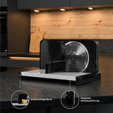 Ritter Icaro 5 Cortadora Eléctrica Multifunción Plegable y Cortadora de Pan Metálica con Motor Ecológico, Made in Germany Trituradoras y Rebanadoras Naty Shop