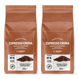 de Amazon Espresso Crema Röstkaffee Ganze Bohnen, 1 kg (2 paquetes de 500 g), Rainforest Alliance-Zertifizierung