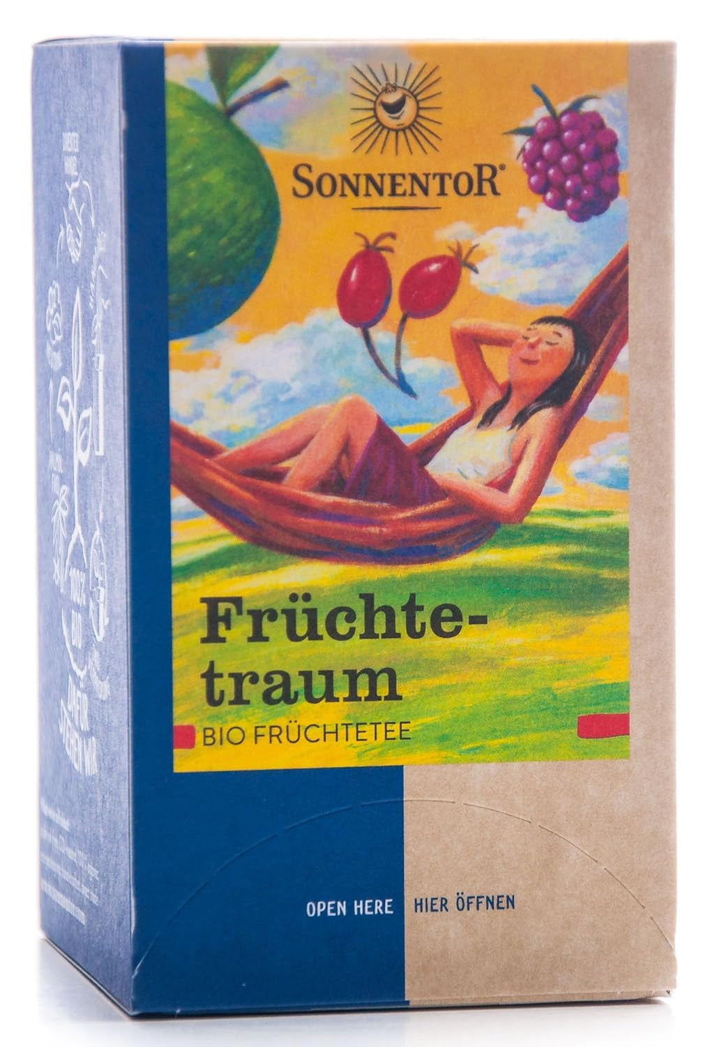 Té de frutas ecológico, Früchtetraum, 45 g