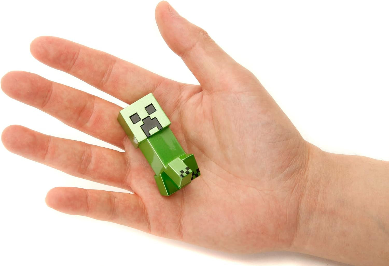 Jada Toys Juego de Figuras Minecraft (4 Piezas) Hechas de Metal - Figuras Coleccionables Minecraft Caves & Cliffs (Steve, Alex, Creeper y Warden) Para Gamers y Coleccionistas 8+ 6cm Cada Figuras de Acción Naty Shop