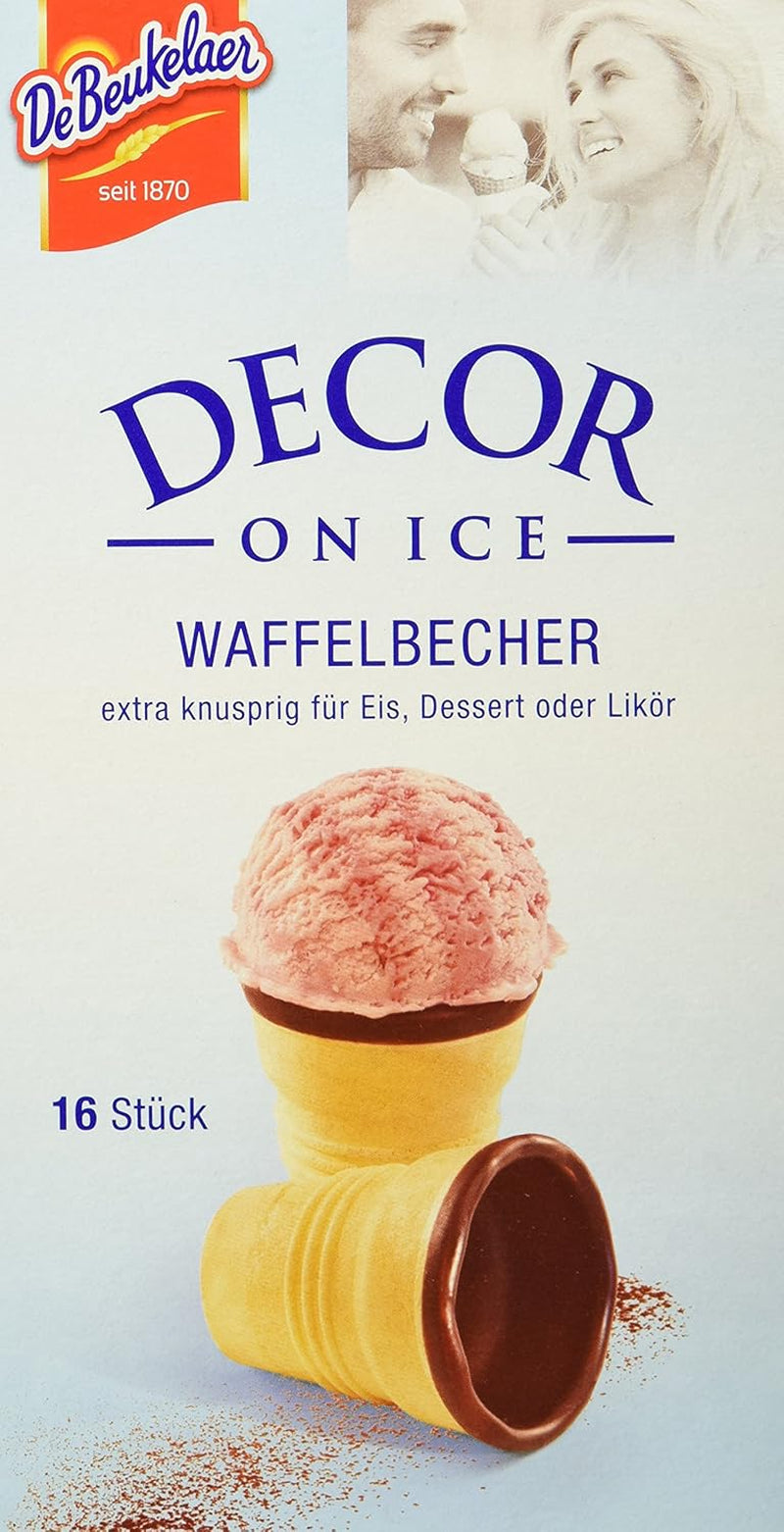Debeukelaer Decor on Ice - Paquetes de gofres, paquete de 12 (12 x 60 g)