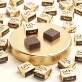 Venchi Cubotto de chocolate negro puro al 60% en paquete de 1 kg - vegano, sin gluten