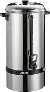 Cafetera espresso Saro con filtro redondo - 6,75 L / 40 tazas - acero inoxidable - función preparar y mantener caliente - grifo de seguridad - mirilla - 1,5 kW - modelo SAROMICA 6005
