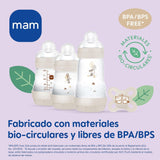MAM Set Recién Nacido, Set de Regalo, compuesto por: 2 x Biberones anticólicos 160 ml, 1 x Biberón anticólicos 260 ml, 1 x Chupete Original Start, 1 x Broche para chupete, a partir de 0 meses, Neutro