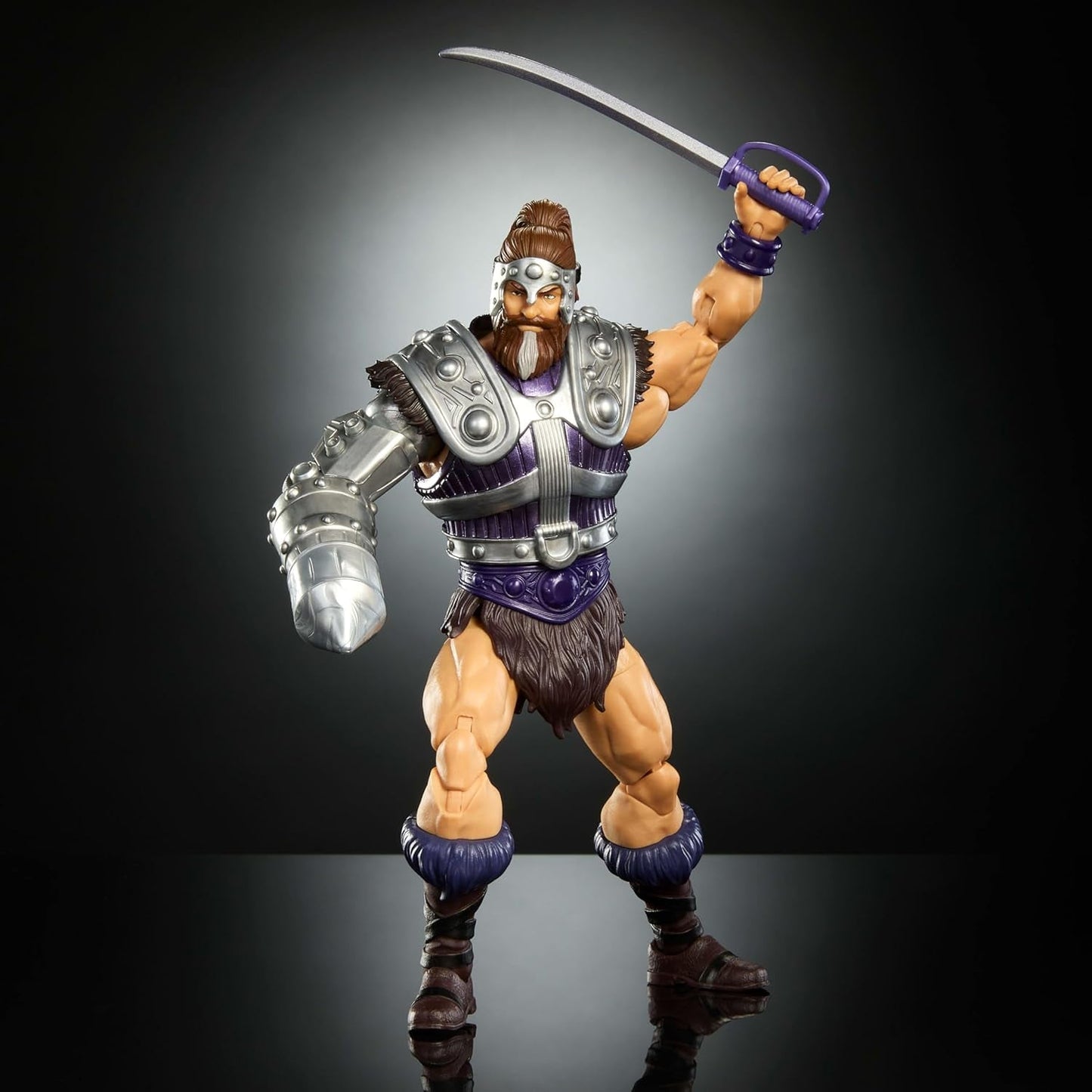 Figura de acción Masterverse de Masters of the Universe Aprox. 18 Cm, New Eternia Fisto, MOTU Toy Hero Con Puño De Hierro, 30 Puntos De Movimiento, JBP76, [Multicolor] Figuras de acción Naty Shop