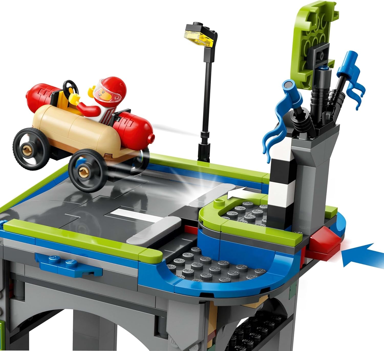 LEGO City No Limits: Carrera de Jaboneras con Rampa - Juguete de construcción para niños y niñas a partir de 6 años - Set con 2 cajas de jabón y 4 minifiguras de Racer - Idea de regalo para niños 60460 Juegos de construcción Besuche den LEGO-Store