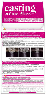 Tinte L'Oréal Paris Casting Crème Gloss 210 - Tinte Capilar Negro Azul Marino Naty Shop
