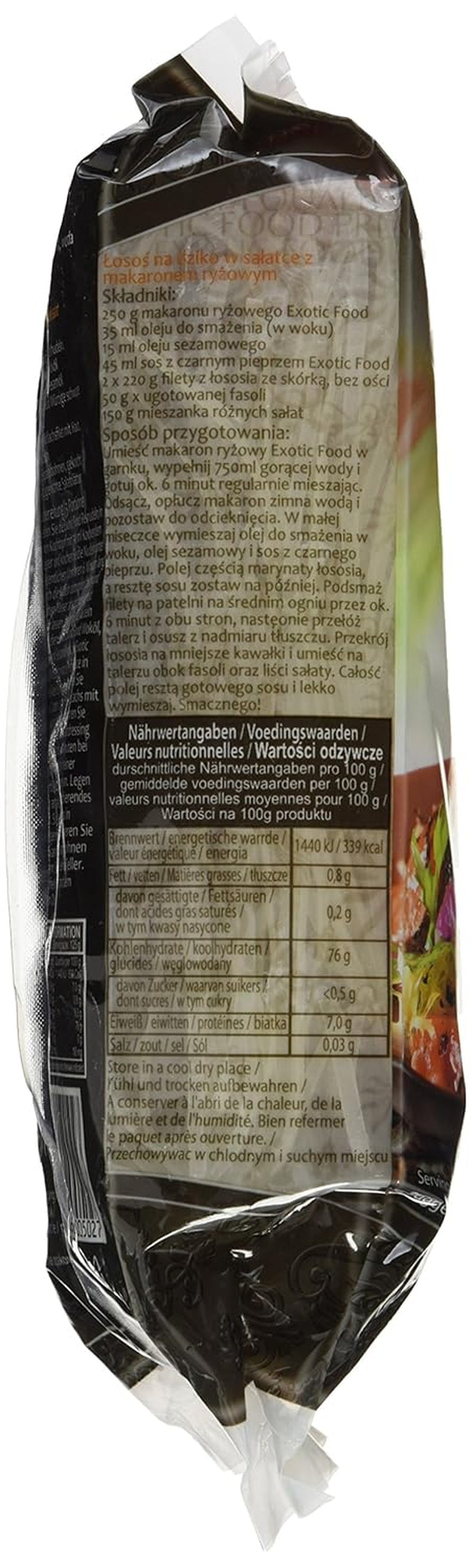 Fideos de arroz, 3 mm, para sopa y ensalada (Mihoen), paquete de 3 (paquete de 3 x 250 g)
