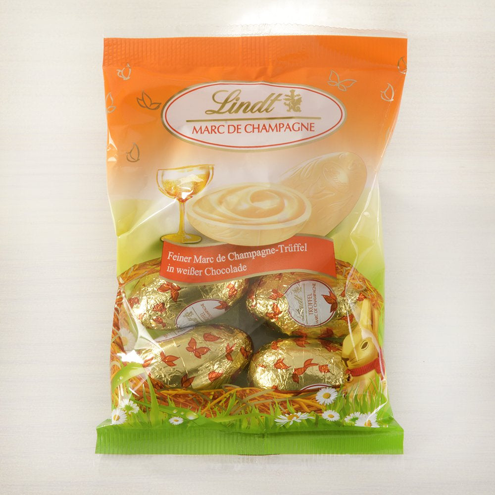 Mezcla especial de chocolate | 2 x 180 g | Huevos con leche entera en cinco variedades con y sin alcohol (Huevos Marc de Champagne y trufas de chocolate | 3 x 90 g)