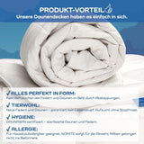 Edredón Confort, (90 puffs / 10 plumas), blanco, 135 X 200 Cm Edredones y colchas Naty Shop
