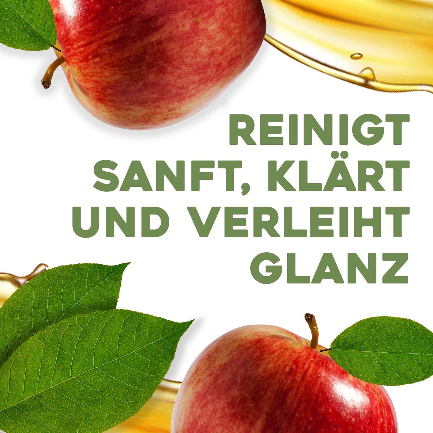 OGX Clarify & Shine Champú de Vinagre de Sidra de Manzana, Vinagre de Manzana Cuidado del Cabello Ducha y Baño Naty Shop