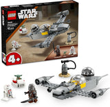 LEGO Star Wars 75410 Juguete Mandos y Grogus N-1 Starfighter con minifiguras de Mandalorian, Grogu y R5-D4, que incluye columna para construir y set inicial de nave estelar para niños y niñas a partir de 4 años Juegos de construcción Beuche den LEGO-Store Título predeterminado