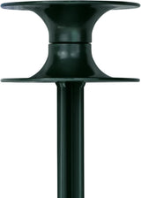 Juego de 3 guías de manguera, verdes, 24 x 9 cm | Manguera de jardín y guía de cables con anclaje al suelo | Enrollador de manguera para proteger parterres y paredes de casas | Carrete para manguera y cable de jardín.