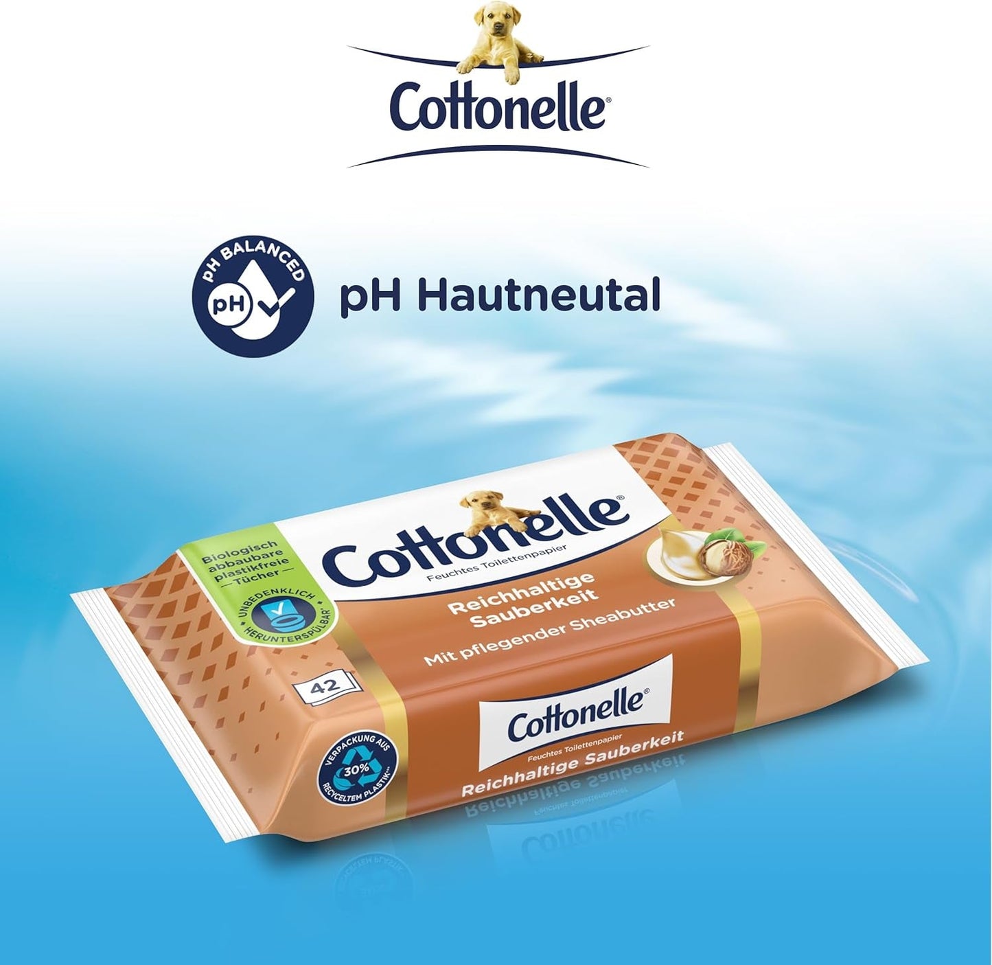 Toallitas húmedas, My Spa Experience - Cachemira y manteca de karité, biodegradables, sin plástico, resellables, paquete económico, 12 x 42 toallitas húmedas