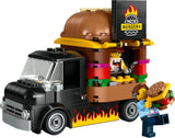 LEGO City Set de Construcción del Camión de Hamburguesas con Coche de Juguete para Niños de 5 Años, Minifigura de Camión de Comida y Accesorios, Regalo Divertido para Niños y Niñas 60404 Juegos de Construcción Besuche den LEGO-Store
