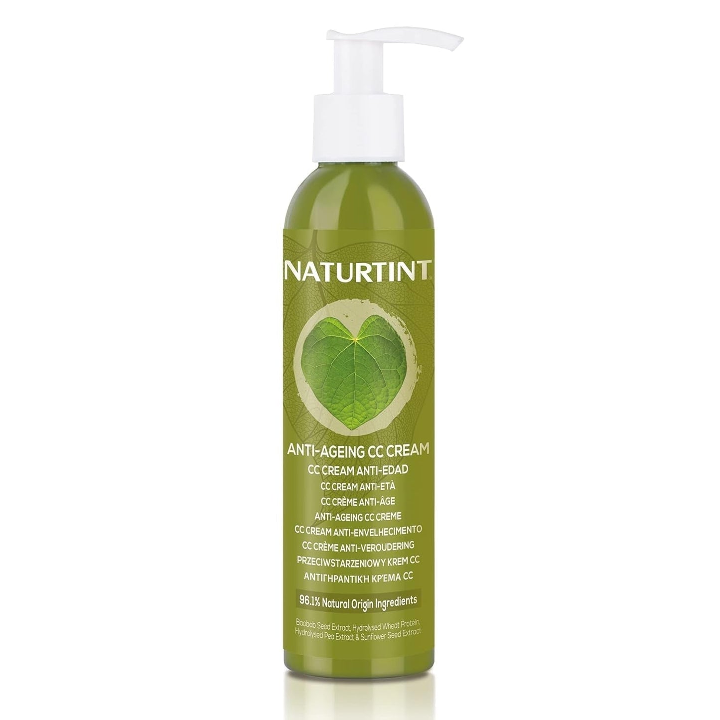 Crema CC con tinte natural. Mascarilla capilar sin enjuague. Para cabello seco y dañado. Repara e hidrata. 96% ingredientes naturales. 200ml Naty Shop Mascarilla Capilar 200 Ml (1 pack)