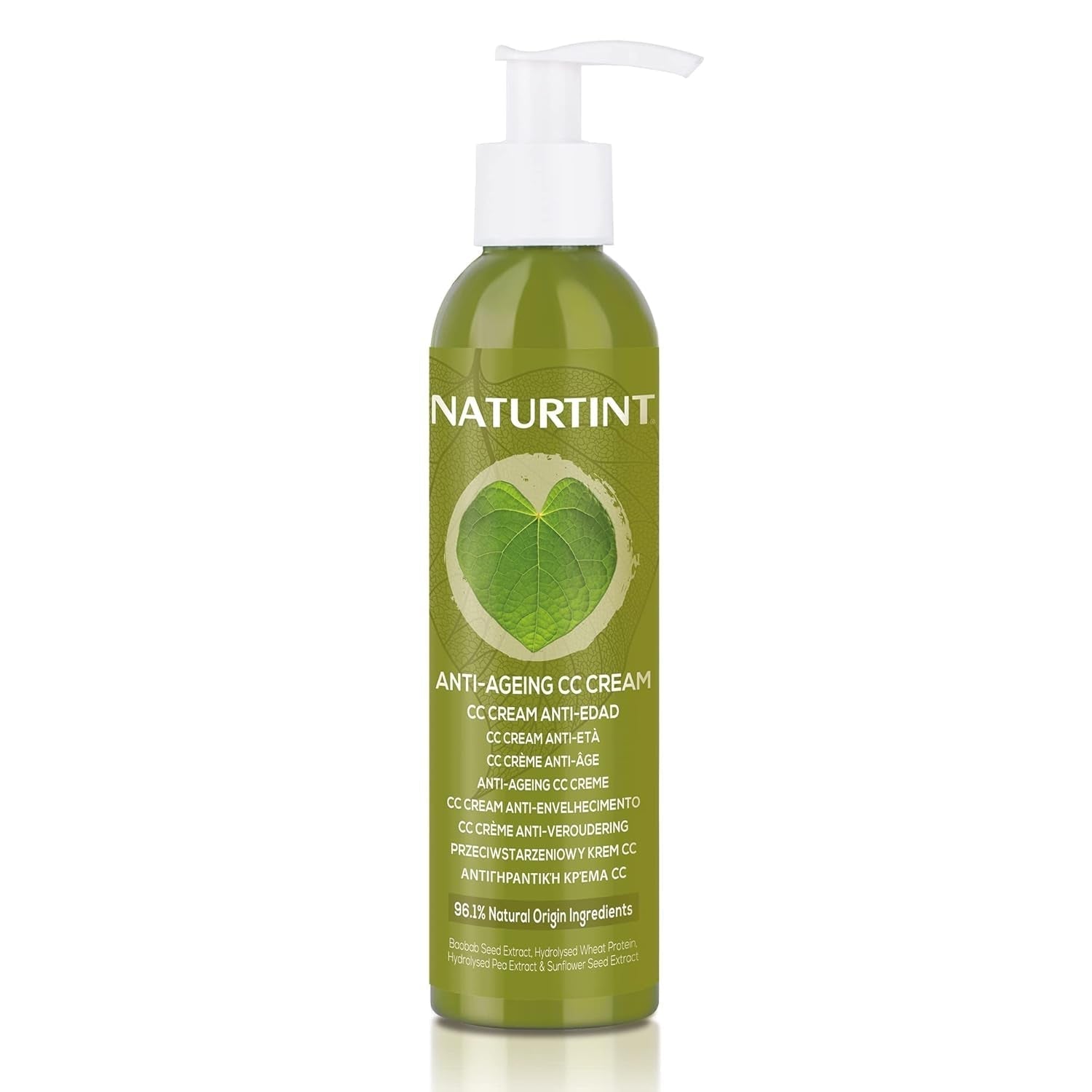 Crema CC con tinte natural. Mascarilla capilar sin enjuague. Para cabello seco y dañado. Repara e hidrata. 96% ingredientes naturales. 200ml Naty Shop Mascarilla Capilar 200 Ml (1 pack)